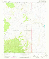 Mitten Rock 1966 topographic map thumbnail