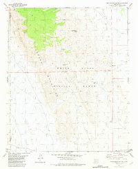 Mockingbird Gap SE 1982 topographic map thumbnail