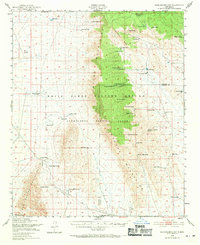 Mockingbird Gap 1948 topographic map thumbnail