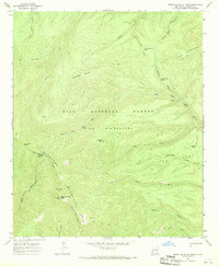 Mogollon Baldy Peak 1965 topographic map thumbnail