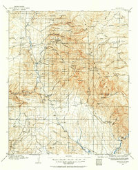 Mogollon 1910 topographic map thumbnail