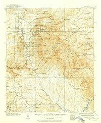 Mogollon 1910 topographic map thumbnail