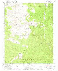 Mogote Peak 1953 topographic map thumbnail
