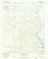 Montesito Creek 1968 topographic map thumbnail