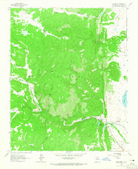 Montezuma 1961 topographic map thumbnail