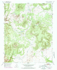 Montoso Peak 1952 topographic map thumbnail