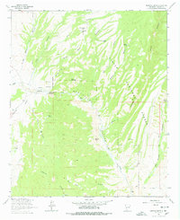 Montoya Butte 1964 topographic map thumbnail