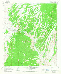 Montoya Butte 1964 topographic map thumbnail