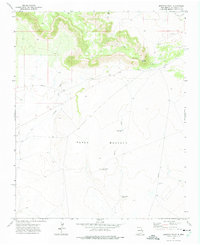 Montoya Point 1972 topographic map thumbnail