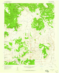 Moquino 1957 topographic map thumbnail