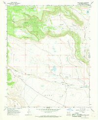 Mora Ranch 1966 topographic map thumbnail