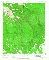 Mount Taylor 1957 topographic map thumbnail