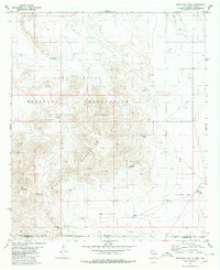 Mountain Tank 1980 topographic map thumbnail