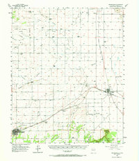Mountainair 1956 topographic map thumbnail