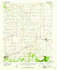 Mountainair 1956 topographic map thumbnail
