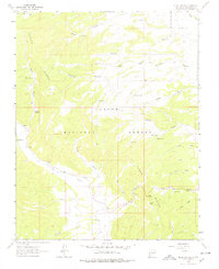 Mule Canyon 1963 topographic map thumbnail