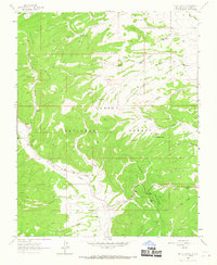Mule Canyon 1963 topographic map thumbnail