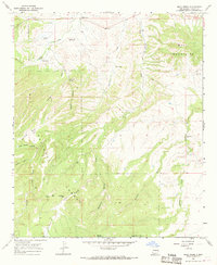 Mule Creek 1965 topographic map thumbnail