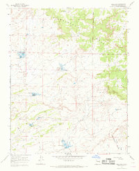 Mule Dam 1966 topographic map thumbnail
