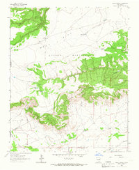 Muniz Canyon 1964 topographic map preview