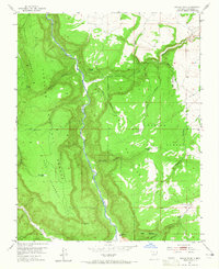 Navajo Peak 1953 topographic map thumbnail