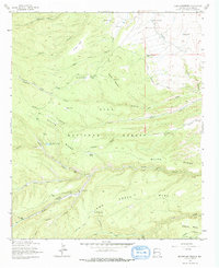 Negrito Mountain 1963 topographic map thumbnail