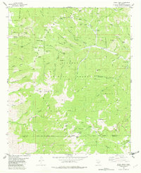 Nogal Peak 1982 topographic map thumbnail
