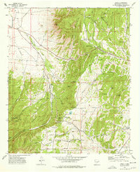 Nogal 1973 topographic map thumbnail