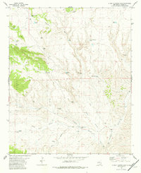 O Bar O Canyon East 1981 topographic map thumbnail