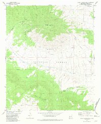 O Bar O Canyon West 1981 topographic map thumbnail