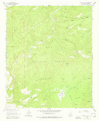 O Block Canyon 1963 topographic map thumbnail