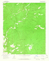 O Block Canyon 1963 topographic map thumbnail