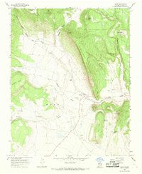 Ocate 1966 topographic map thumbnail