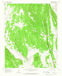 Ojitos Frios 1961 topographic map thumbnail