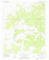Ojo Caliente Reservoir 1972 topographic map thumbnail