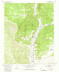 Ojo Caliente 1953 topographic map thumbnail