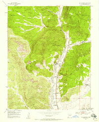 Ojo Caliente 1953 topographic map thumbnail