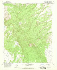 Old Pine Spring 1966 topographic map thumbnail