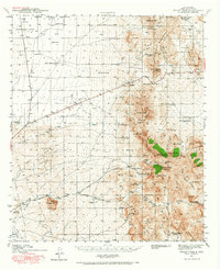Organ Peak 1941 topographic map thumbnail