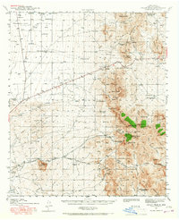 Organ Peak 1941 topographic map thumbnail