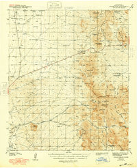 Organ Peak 1943 topographic map thumbnail