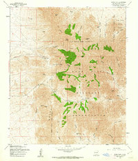 Organ Peak 1955 topographic map thumbnail