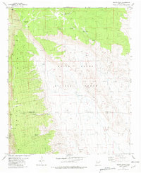 Oscura Peak 1982 topographic map preview