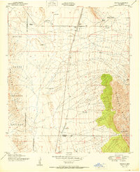 Oscura 1950 topographic map thumbnail