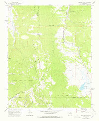 Osha Mountain 1965 topographic map thumbnail