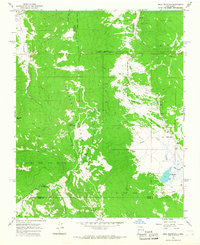 Osha Mountain 1965 topographic map thumbnail