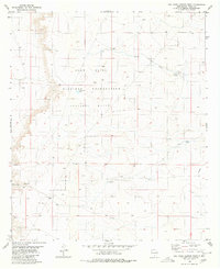 Owl Tank Canyon East 1980 topographic map thumbnail