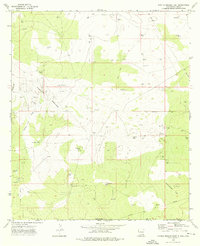 Paduca Breaks East 1973 topographic map thumbnail