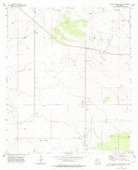 Paduca Breaks NW 1973 topographic map thumbnail