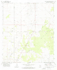 Paduca Breaks West 1973 topographic map thumbnail